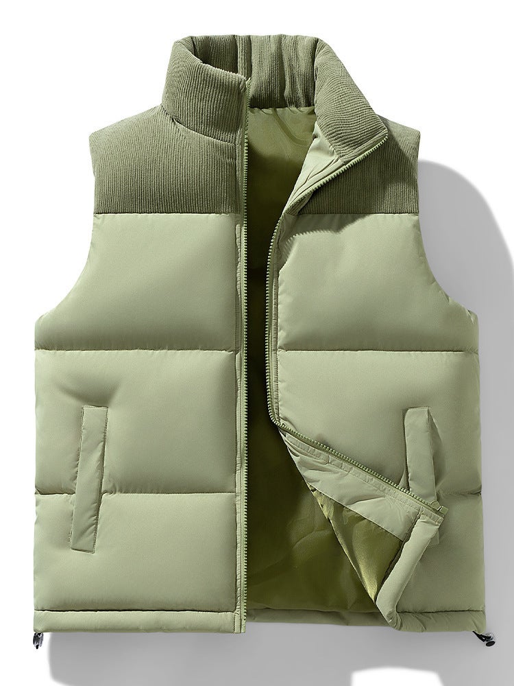 Down Cotton Vest Men'S Thickened Vest Jacket Men And Women Couple Loose Bread Vest Vest - Image 3
